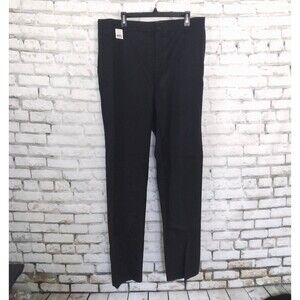 EWC Pants Mens 38 Black Unhemmed Flat Front Pockets USA Uniform Actual 37